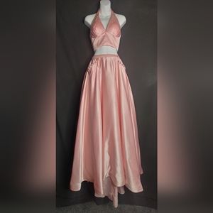 Size 4 two piece dress with pockets